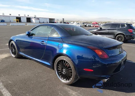 2004 Lexus Sc 430 z USA, uszkodzony, nr VIN JTHFN48Y240054899